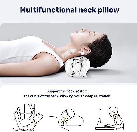 UNIKOME Bed Pillows for Sleeping, Down Alternative Travel Pillow, Down Alternative Filling Luxury Soft, Standard/Queen Size, White