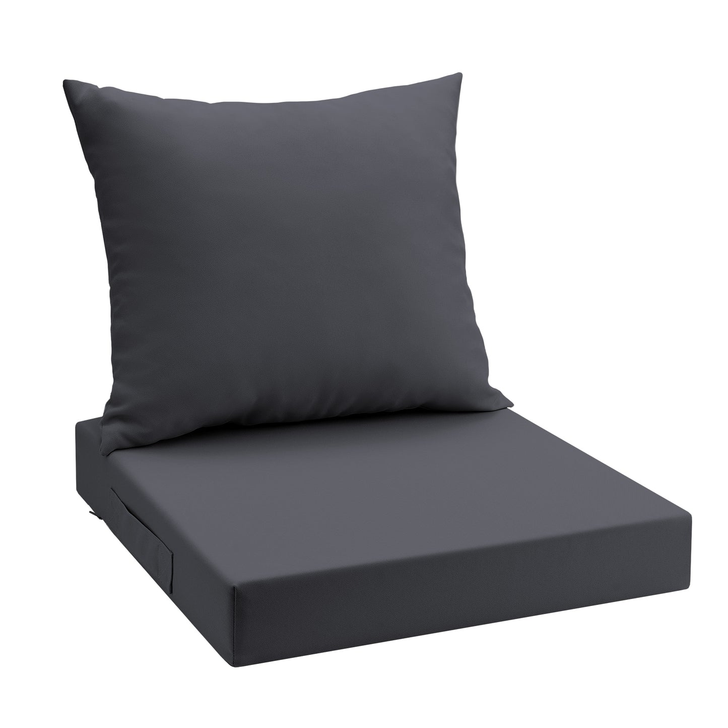 UNIKOME Outdoor Seat Cushions 24 X 24 Inch - Removable Cover, Fade Resistant & Water-resistant Patio Furniture Cushions for Chair, Sofa, Couch, Wicker