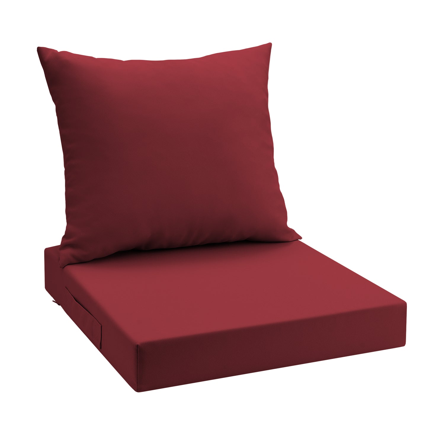 UNIKOME Outdoor Seat Cushions 24 X 24 Inch - Removable Cover, Fade Resistant & Water-resistant Patio Furniture Cushions for Chair, Sofa, Couch, Wicker