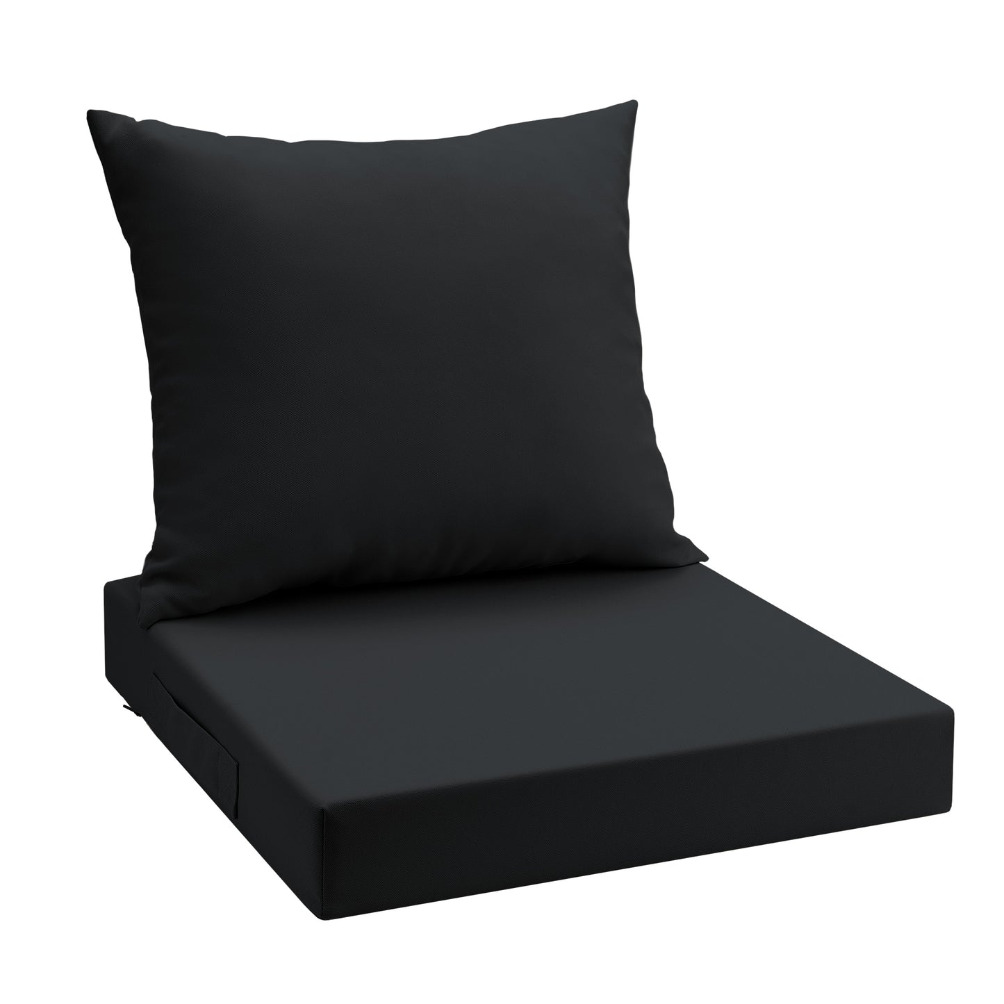 UNIKOME Outdoor Seat Cushions 24 X 24 Inch - Removable Cover, Fade Resistant & Water-resistant Patio Furniture Cushions for Chair, Sofa, Couch, Wicker