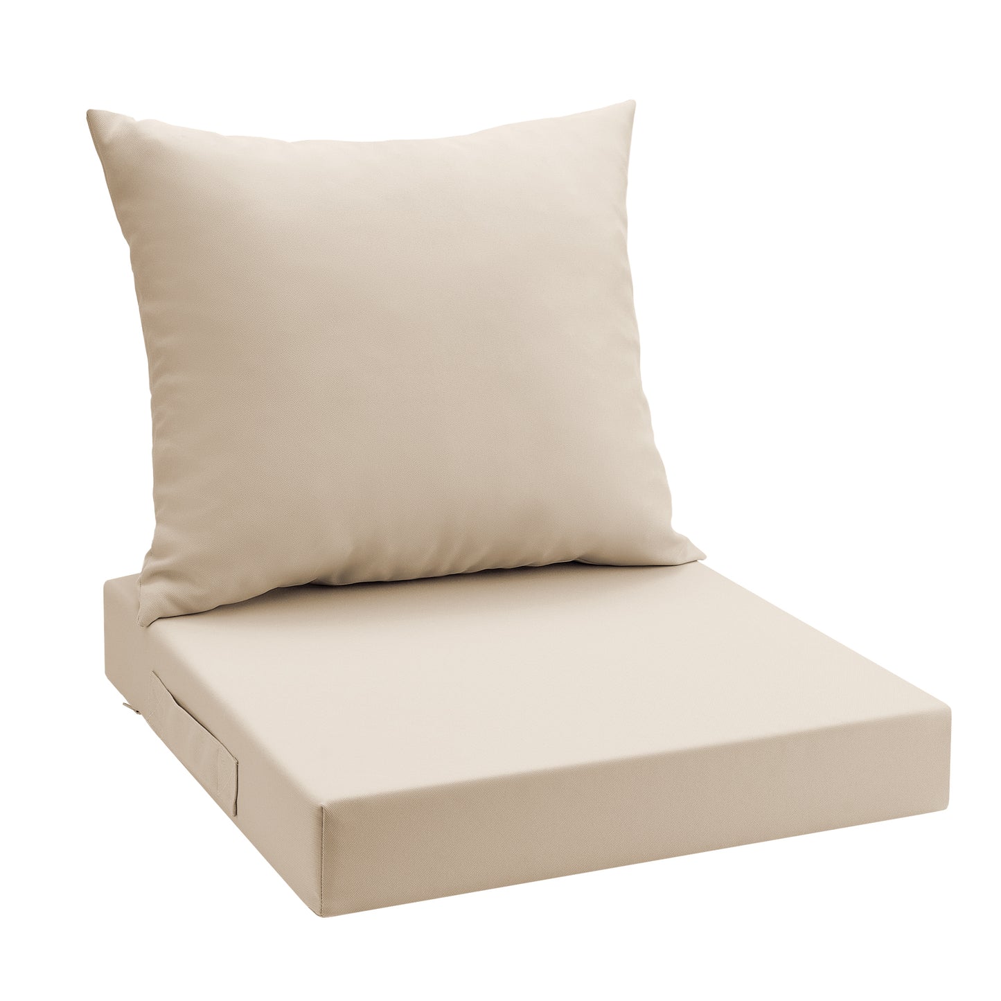 UNIKOME Outdoor Seat Cushions 24 X 24 Inch - Removable Cover, Fade Resistant & Water-resistant Patio Furniture Cushions for Chair, Sofa, Couch, Wicker