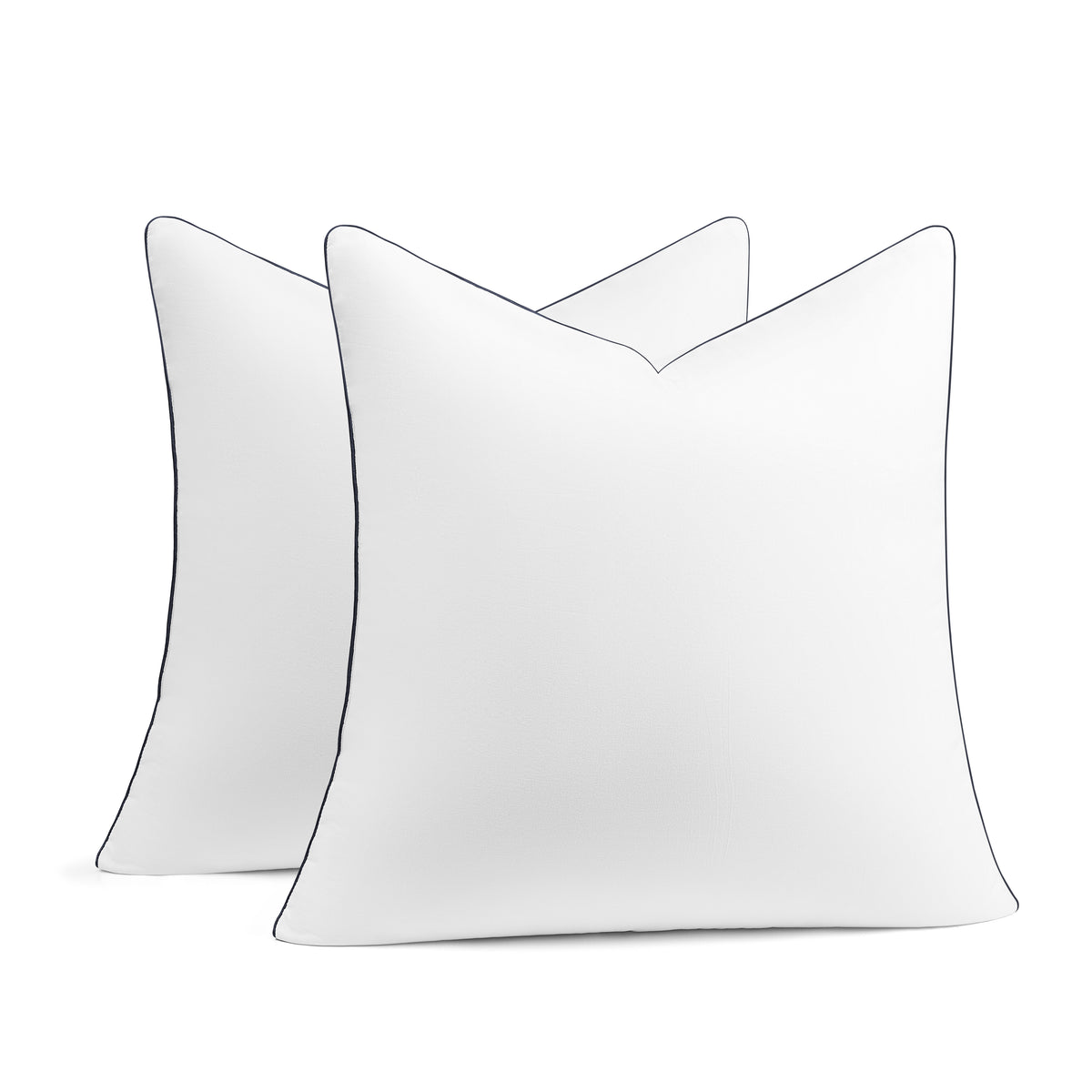 puredown® Pillow Inserts Set of 2, Fluffy Overfilled Down Alternative Lumbar Pillows, Soft Plush Decorative Throw Pillows for Couch, Sofa, Bed and Home Decor