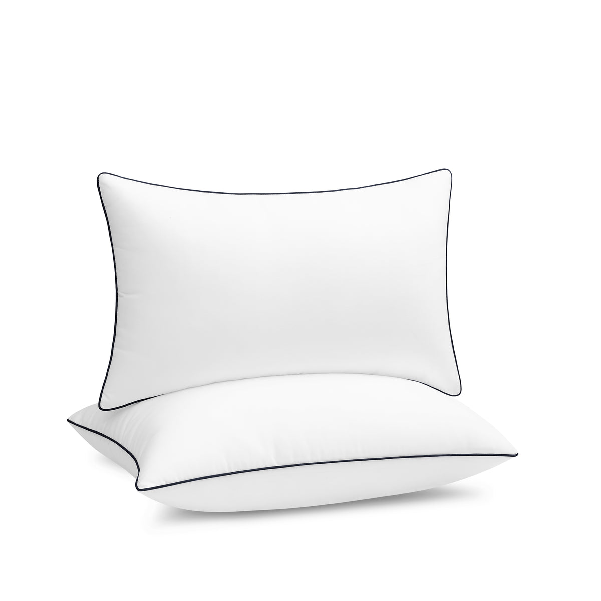 puredown® Pillow Inserts Set of 2, Fluffy Overfilled Down Alternative Lumbar Pillows, Soft Plush Decorative Throw Pillows for Couch, Sofa, Bed and Home Decor