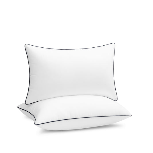puredown® Pillow Inserts Set of 2, Fluffy Overfilled Down Alternative Lumbar Pillows, Soft Plush Decorative Throw Pillows for Couch, Sofa, Bed and Home Decor