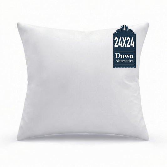 puredown® 24x24 Throw Pillow Inserts Set of 1 – Supportive & Fluffy Down Alternative Pillow Forms for Couch, Sofa & Bed, Indoor Decorative Cushion Stuffer