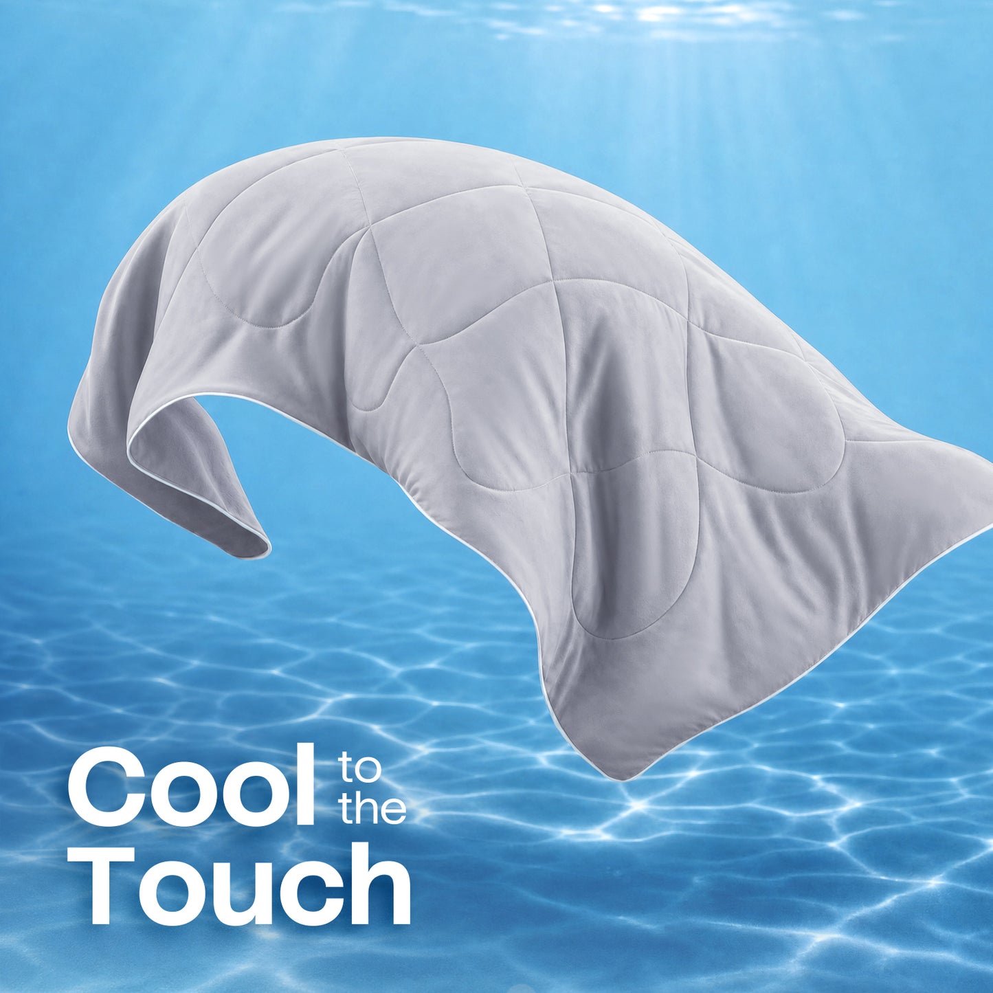 UNIKOME Cooling Comforter Queen Size, Cooling Blanket for Hot Sleepers, Lightweight Breathable Summer Blanket, Cool to Touch for Night Sweats,90"x90", Light Green