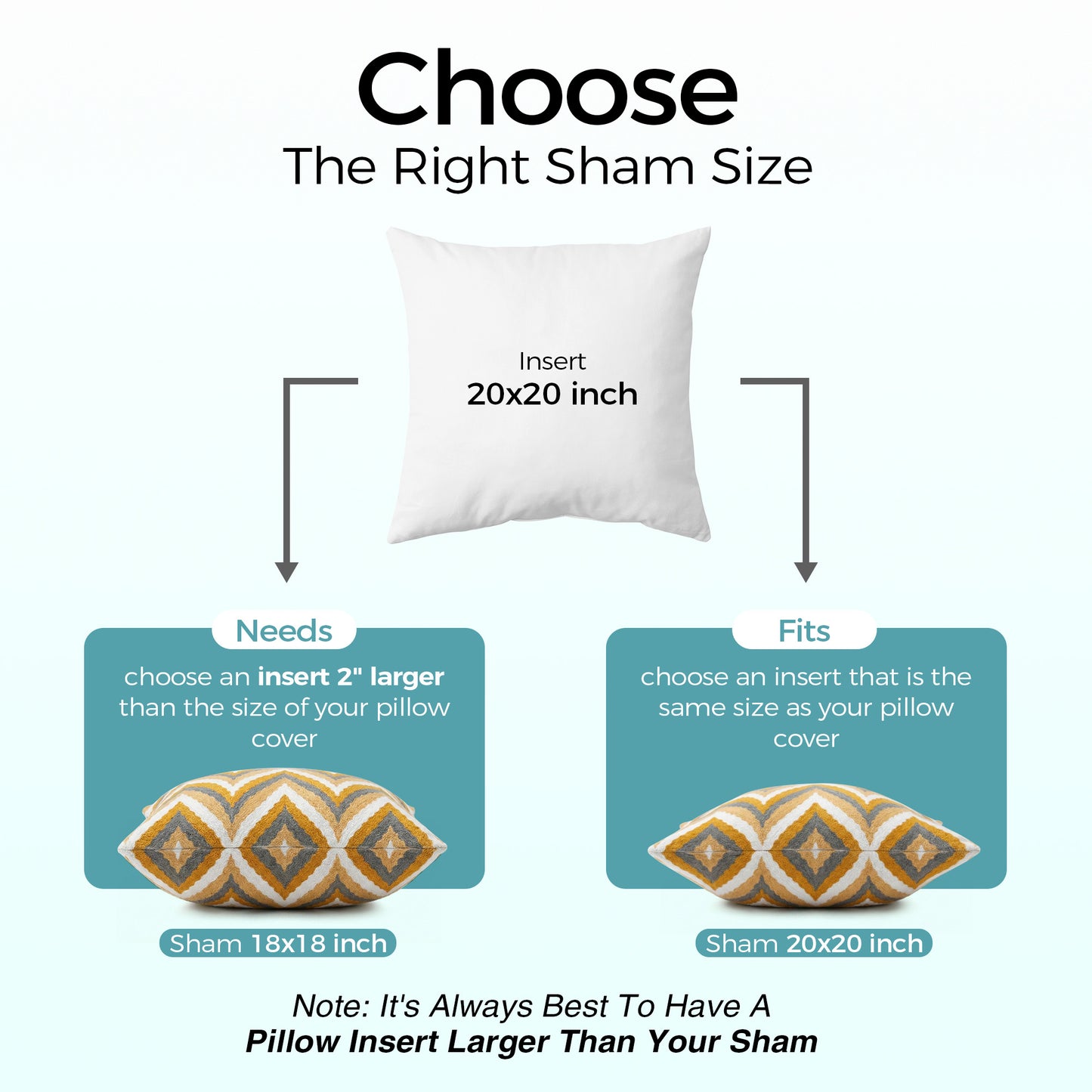 puredown® 16x16 Throw Pillow Inserts, Pack of 2, Indoor Decorative Down Alternative Throw Pillows for Couch, Sofa & Bed – Supportive & Fluffy