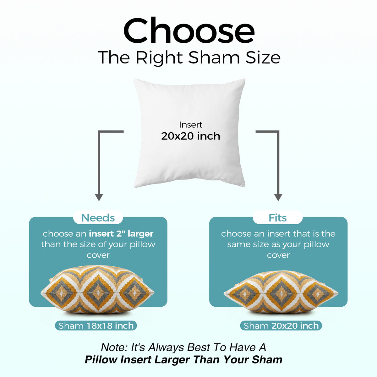 puredown® 18x18 Throw Pillow Inserts, Pack of 2, Indoor Decorative Down Alternative Throw Pillows for Couch, Sofa & Bed – Supportive & Fluffy