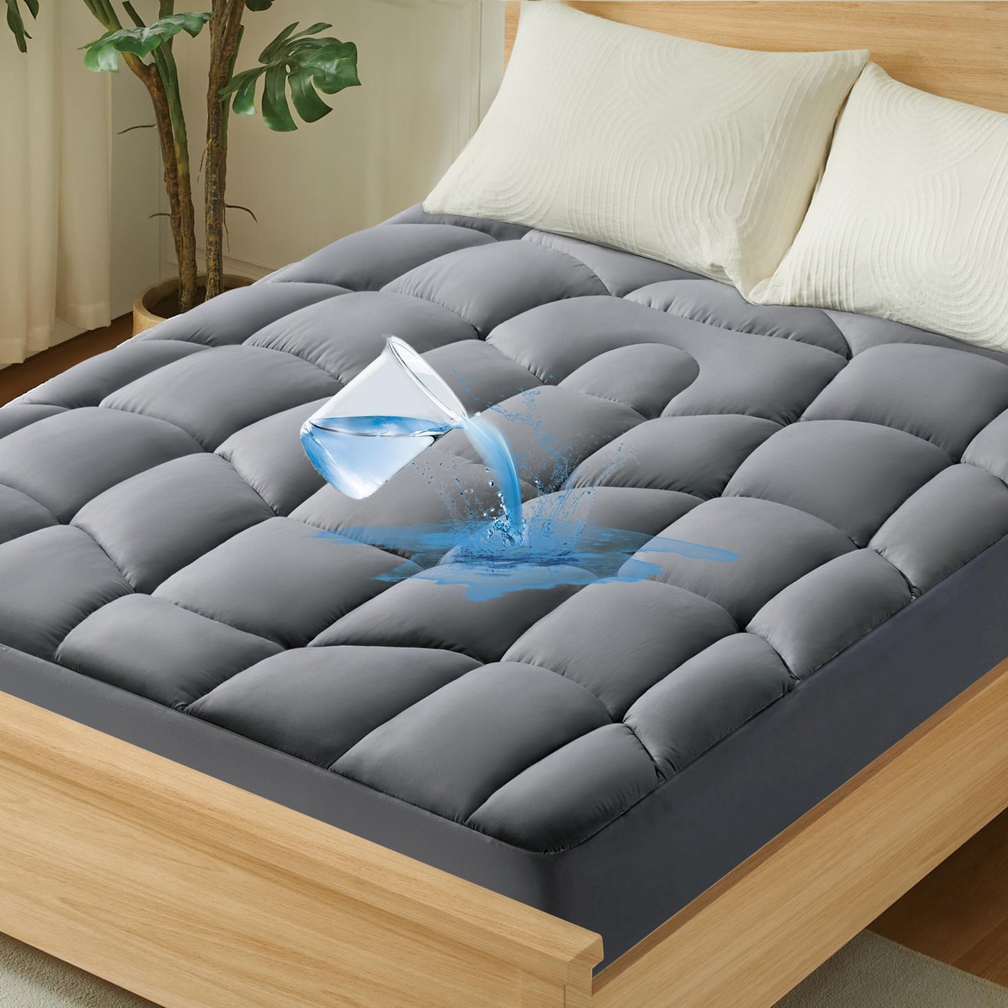 Unikome Waterproof Mattress Pad